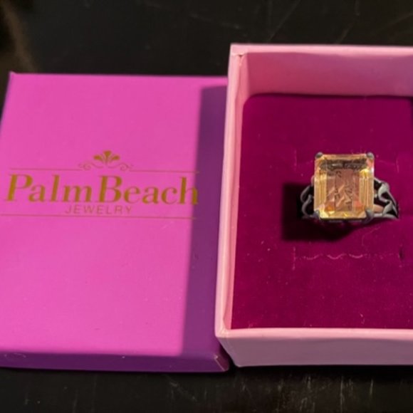 Palm Beach Topaz colored ring - Picture 1 of 2